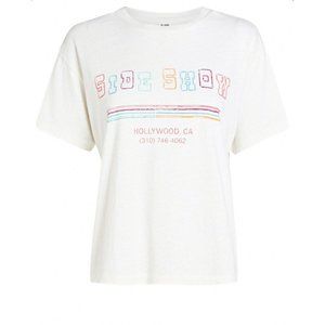 Re/Done 90s Oversized Tee "Side Show" XS New